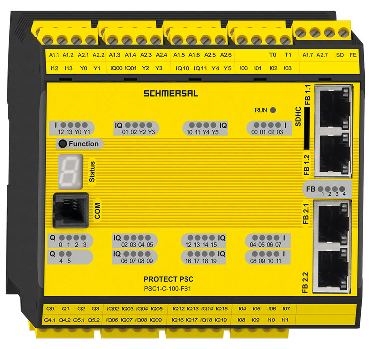 Première sur la foire SPS: contrôleur de sécurité avec serveur OPC UA intégré